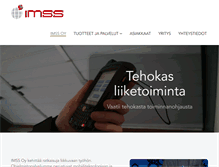 Tablet Screenshot of imss.fi