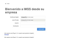 Desktop Screenshot of idse.imss.gob.mx