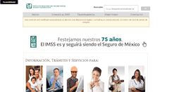 Desktop Screenshot of imss.gob.mx