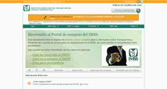 Desktop Screenshot of compras.imss.gob.mx